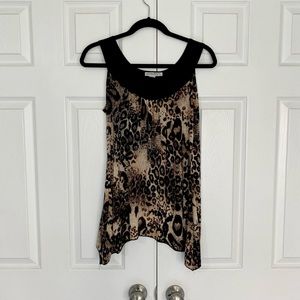 Claudia Richard Leopard Tank Top- Size Medium!